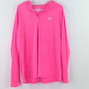 Under Armour Pink Hoodie. Size XL
